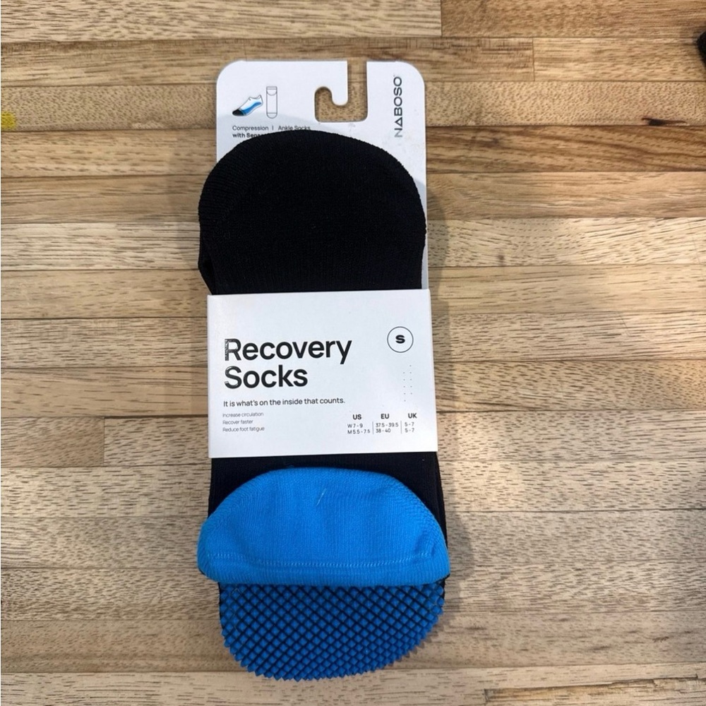 Recovery Socks - Black and Blue